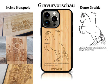 INDIVIDUELL iPhone 14 Pro Bambus-Kunststoff